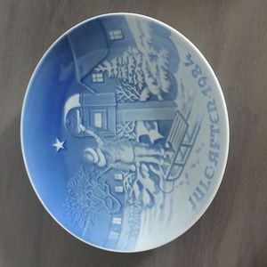 Christmas Letter - Boxed Annual Christmas Plate 1984 by BING & GRONDAHL